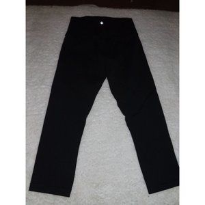 Lululemon 8 Wunder Under Crop (Hi-Rise) *Full-On Luon 21" Black